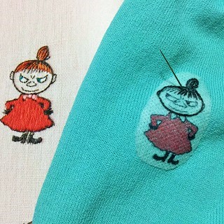 Moominはじめての刺繍 より おすましミィのワンポイント刺繍 晴れ ときどき手作り 楽天ブログ