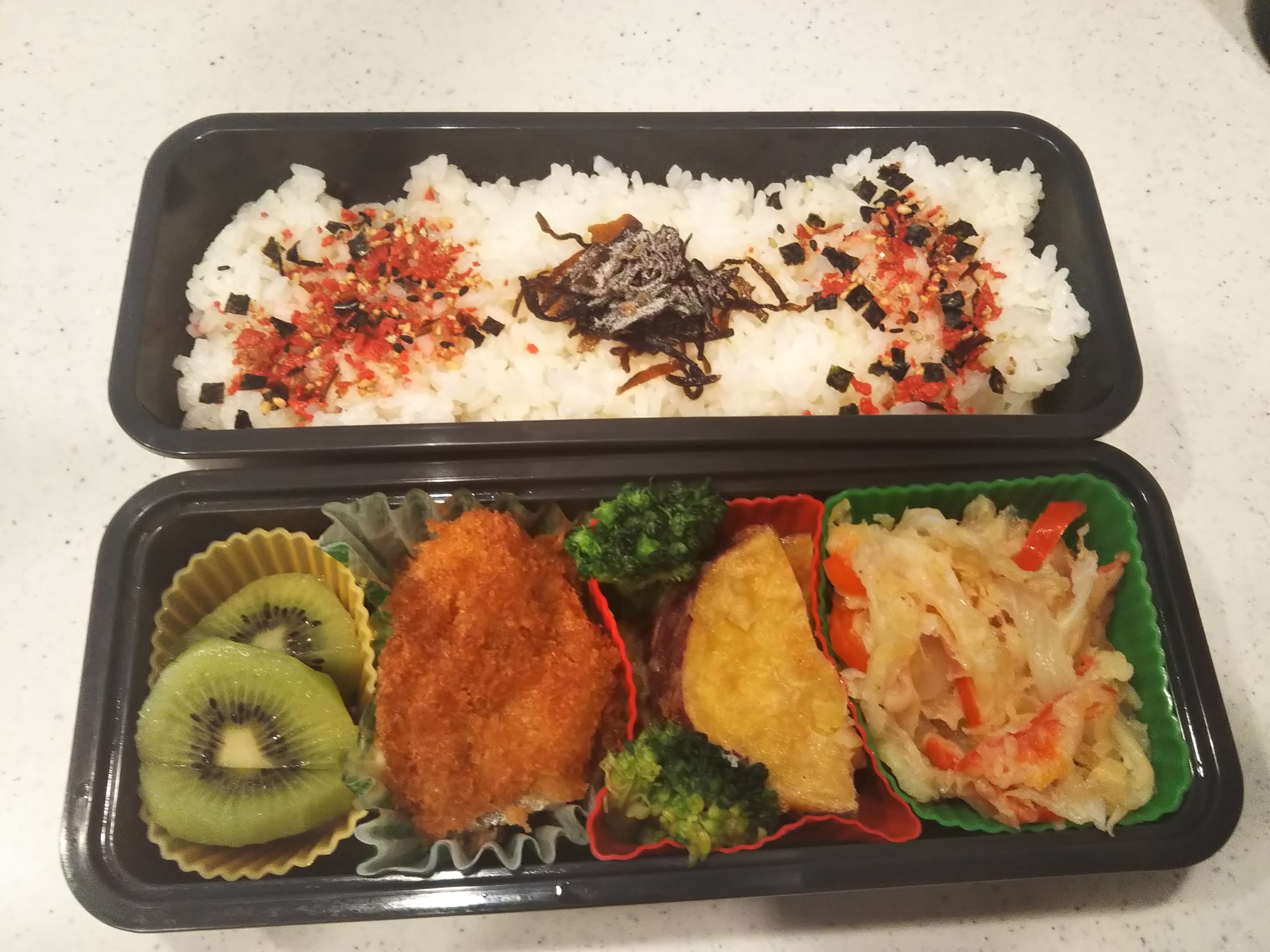 今日の簡単 男子中学生弁当 今日も揚げ物たっぷり 簡単 時短 シンプルな幼稚園児弁当 中学生弁当 パパ弁当 楽天ブログ