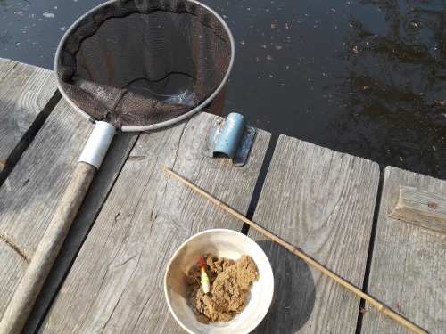 釣り堀の仕掛け