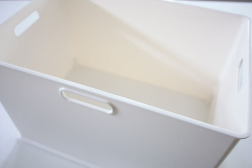 squ＋　ＩＮＢＯＸ　を使った収納　新聞ストッカー　ＷＡＧＡＹＡ　（wagaya）　　収納ボックス　整理ボックス　ホワイト　扉を開けたときもスッキリした収納　ボックス使いで整理収納.jpg