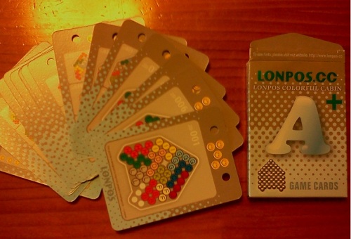 ロンポスゲームカードの中身