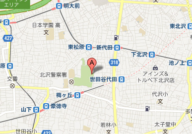 羽根木公園 地図