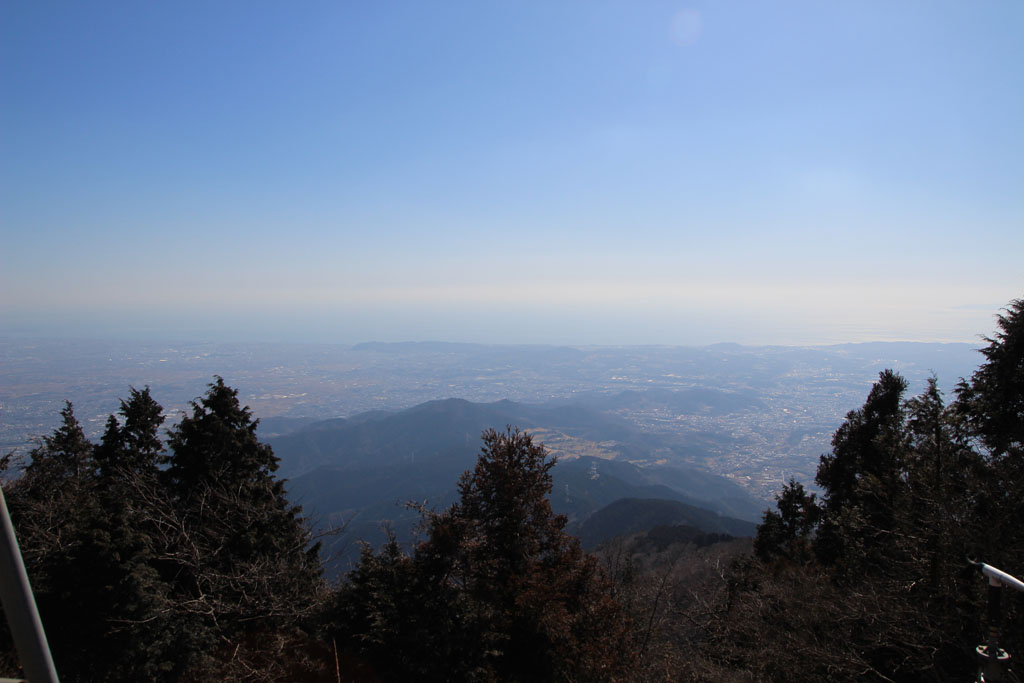 大山山頂より