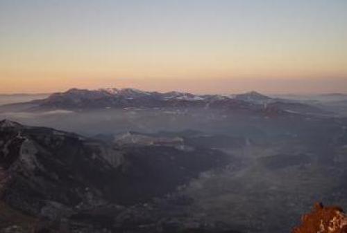 くじゅう連山と湯布院町