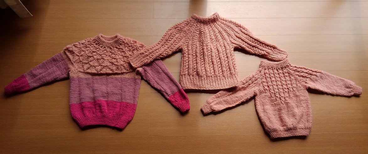 さくら色のセーター 毛糸をつかいきる さ る の あ な た 楽天ブログ
