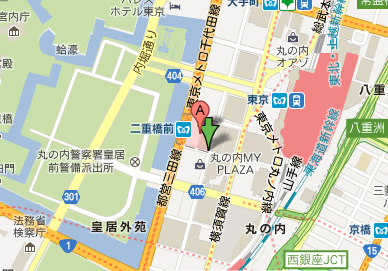 丸の内仲通りほか 地図