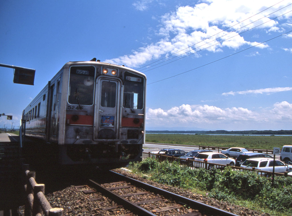 釧網本線原生花園駅2007年7月