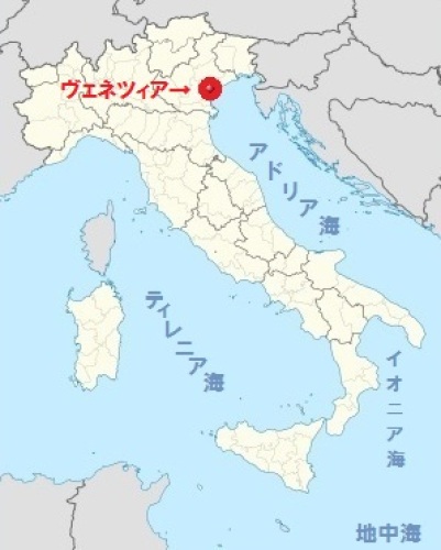 イタリア地図