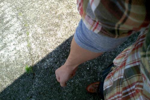 20160529 DANNER LIGHT 2 CEDAR RAINBOW D-12040X & JOHNBULL 11402-11 ﾂｲｽﾄｽﾘﾑｼﾞｰﾝｽﾞ & BEAMS 半袖チェックワークシャツ 11-01-1348-534 2.jpg