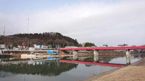 宮沢橋の工事を対岸より眺める Shinoduckの楽天家日記 楽天ブログ