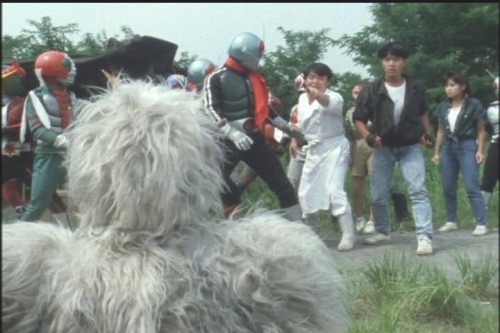 仮面ライダーblack rx 第45話 偽ライダーの末路 美女 特撮 ドラマ