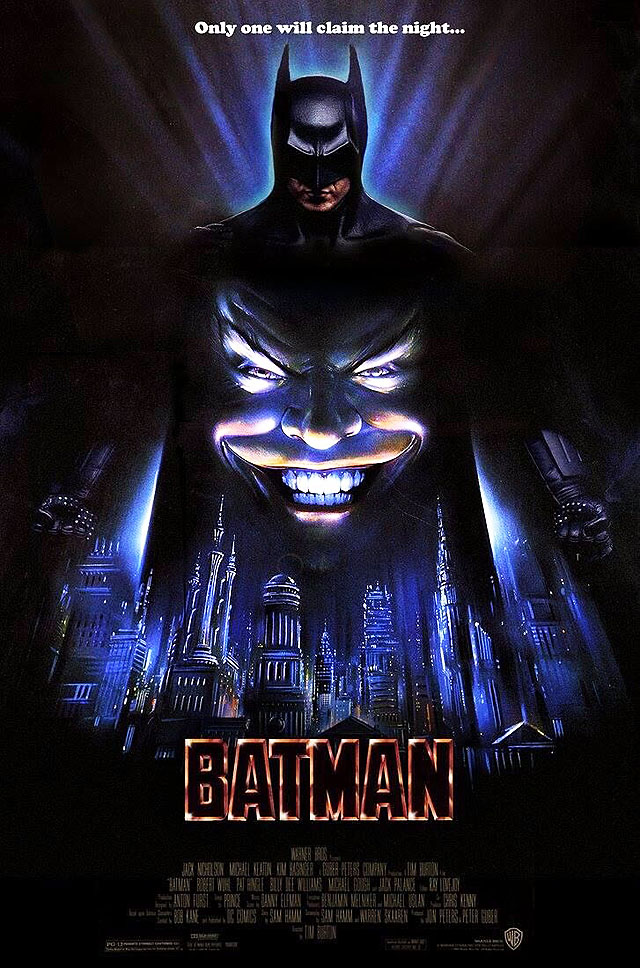 希少初期版‼️1989年作品 映画『BATMAN バットマン』 ビッグポスター 