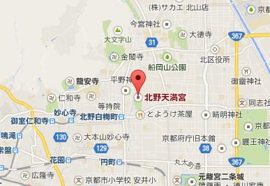 北野天満宮 地図