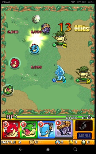 モンストプレイ画面