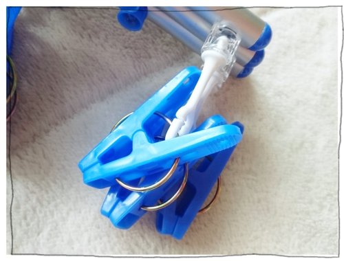 キクロン コンパクト洗濯ハンガー スペーススリム 伸縮ハンガー14P