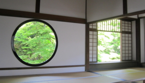 源光庵（悟りの窓、迷いの窓）