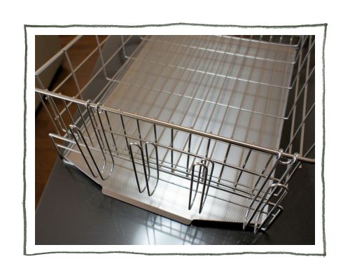 大容量　ステンレス　水切り　（セシール）