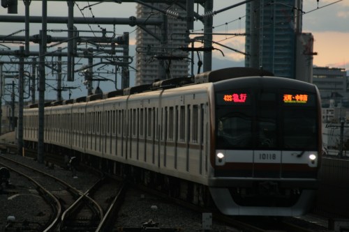 Tokyo Metro 10000 Series express train for Motomchi-chukagai