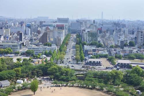 View from Himeji Castle