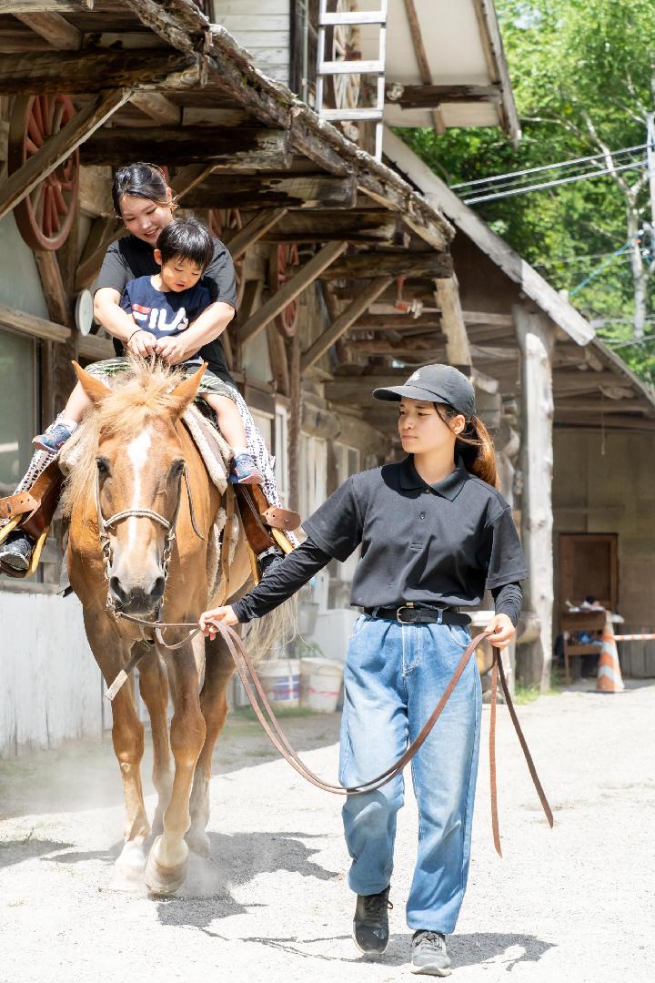 白樺湖ホープ・ロッヂ乗馬牧場
