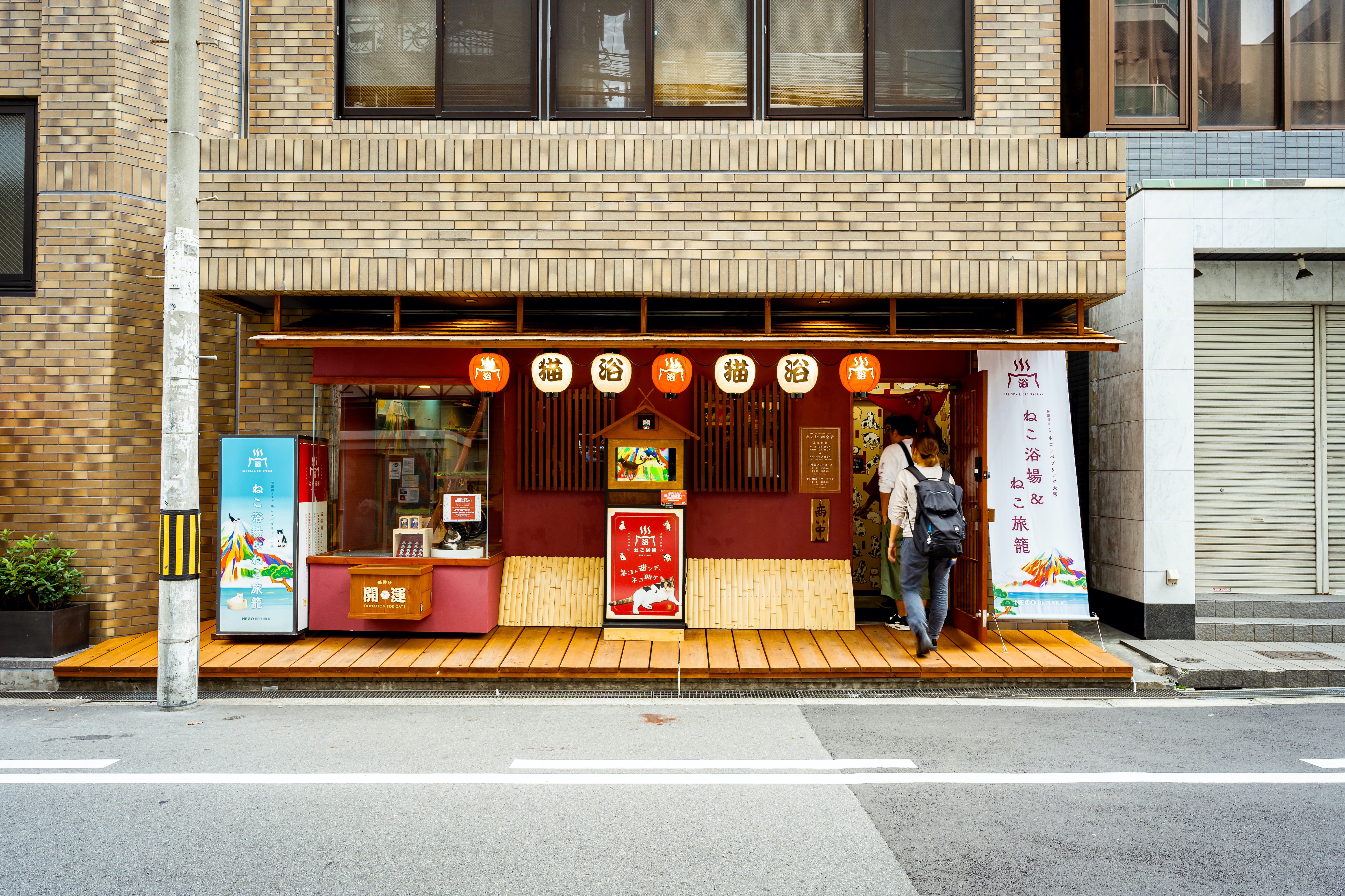 大阪貓浴場與貓旅籠保護貓咖啡共和國