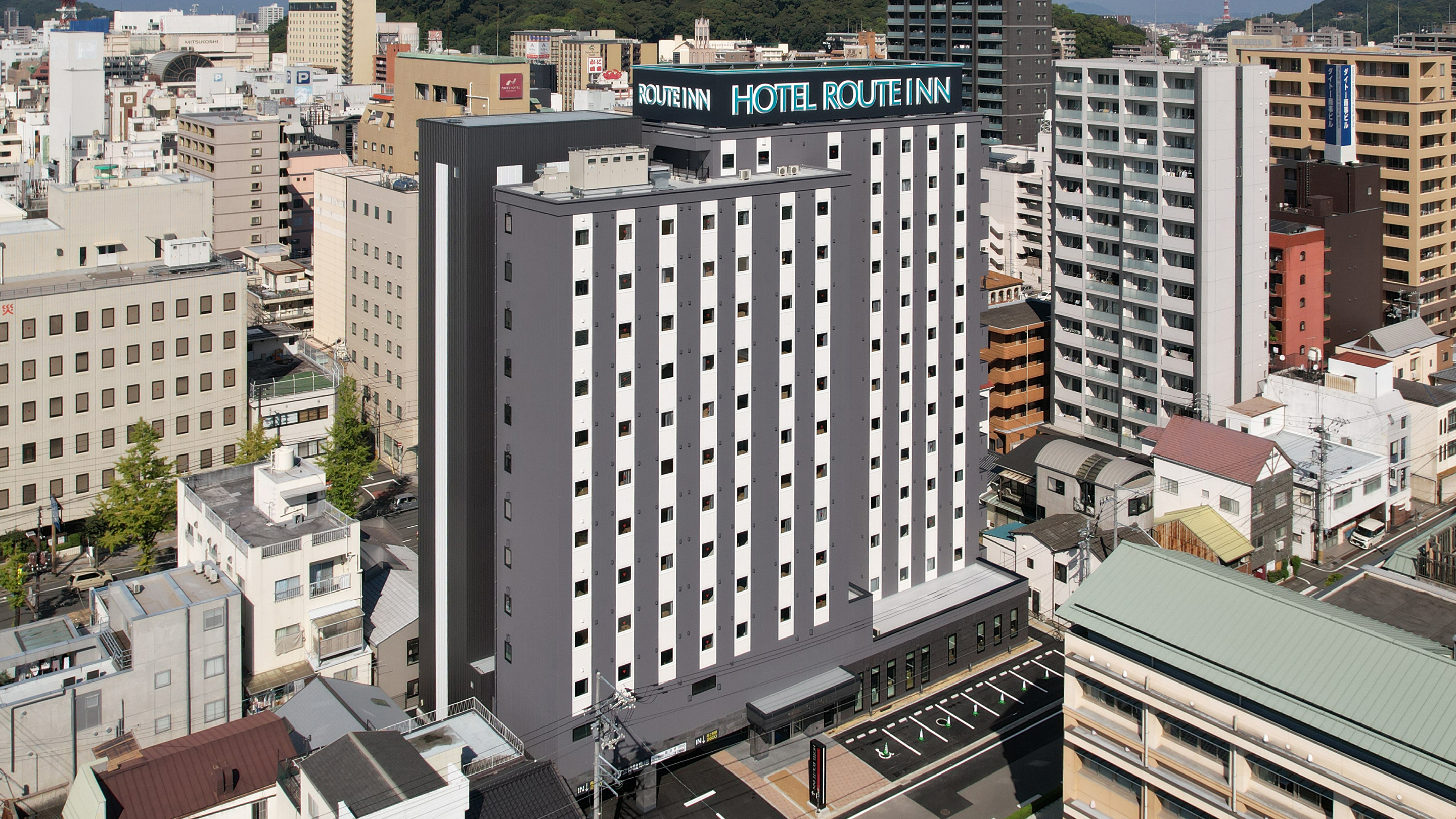 松山勝山通 Route Inn 飯店