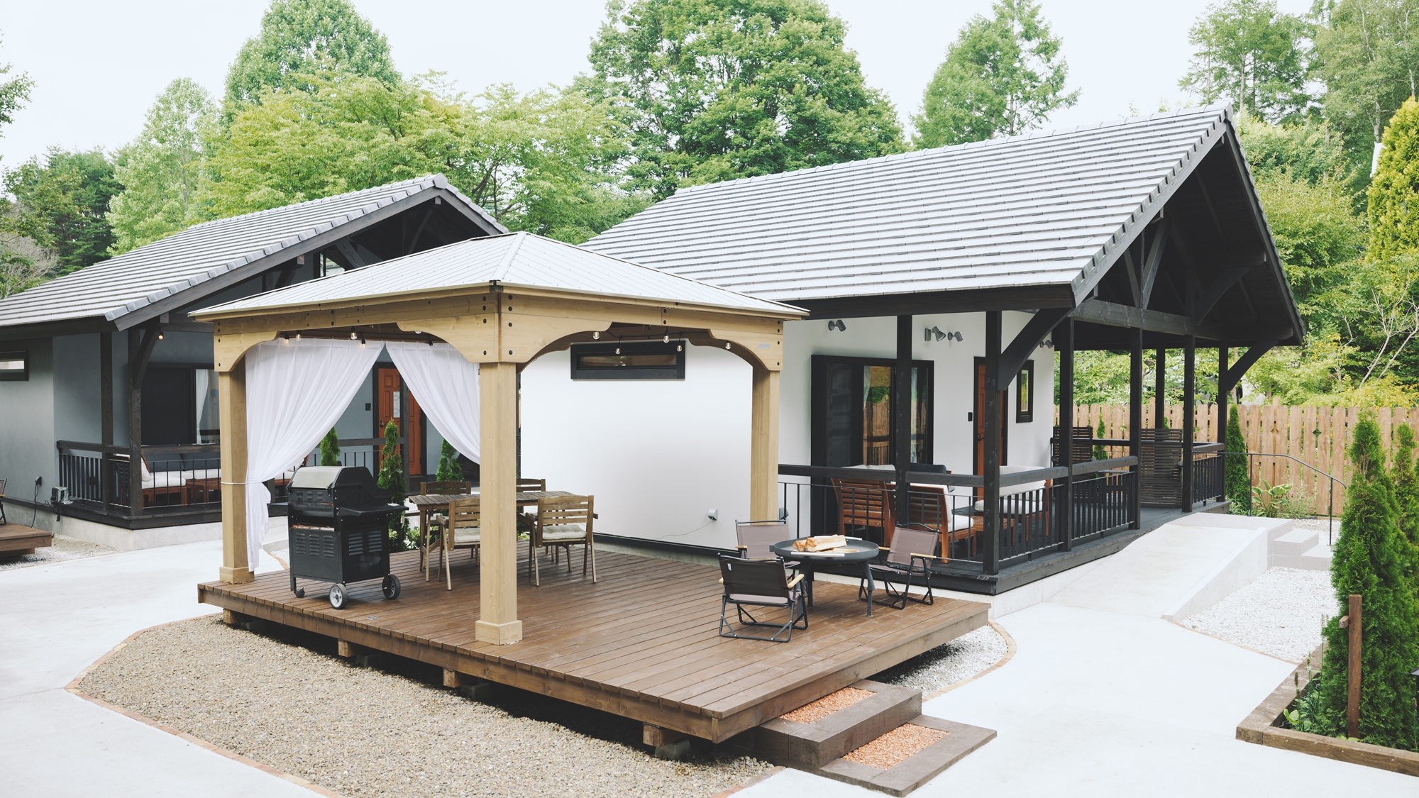 Star & Bonfire Premium Villa Glamping Log Cabin