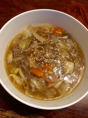 中華風しらたきスープ 生姜たっぷりであったまる レシピ 作り方 By アマンナ 楽天レシピ