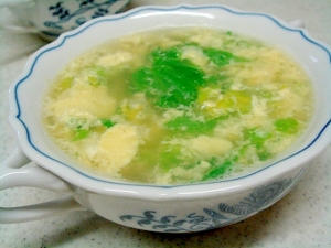 セロリ葉の卵スープ レシピ 作り方 By ねあっっ 楽天レシピ