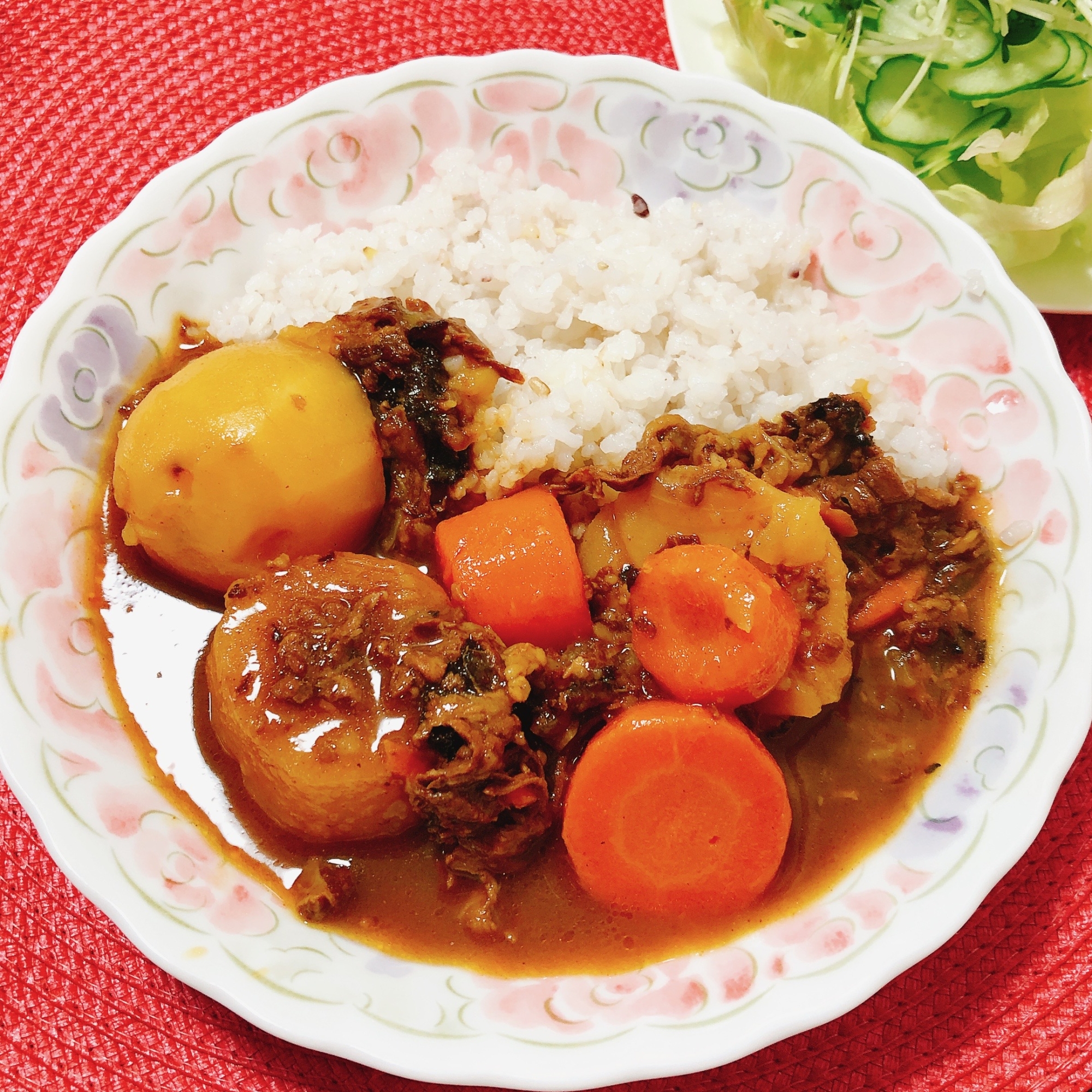 じゃがいも甘口サラサラカレー