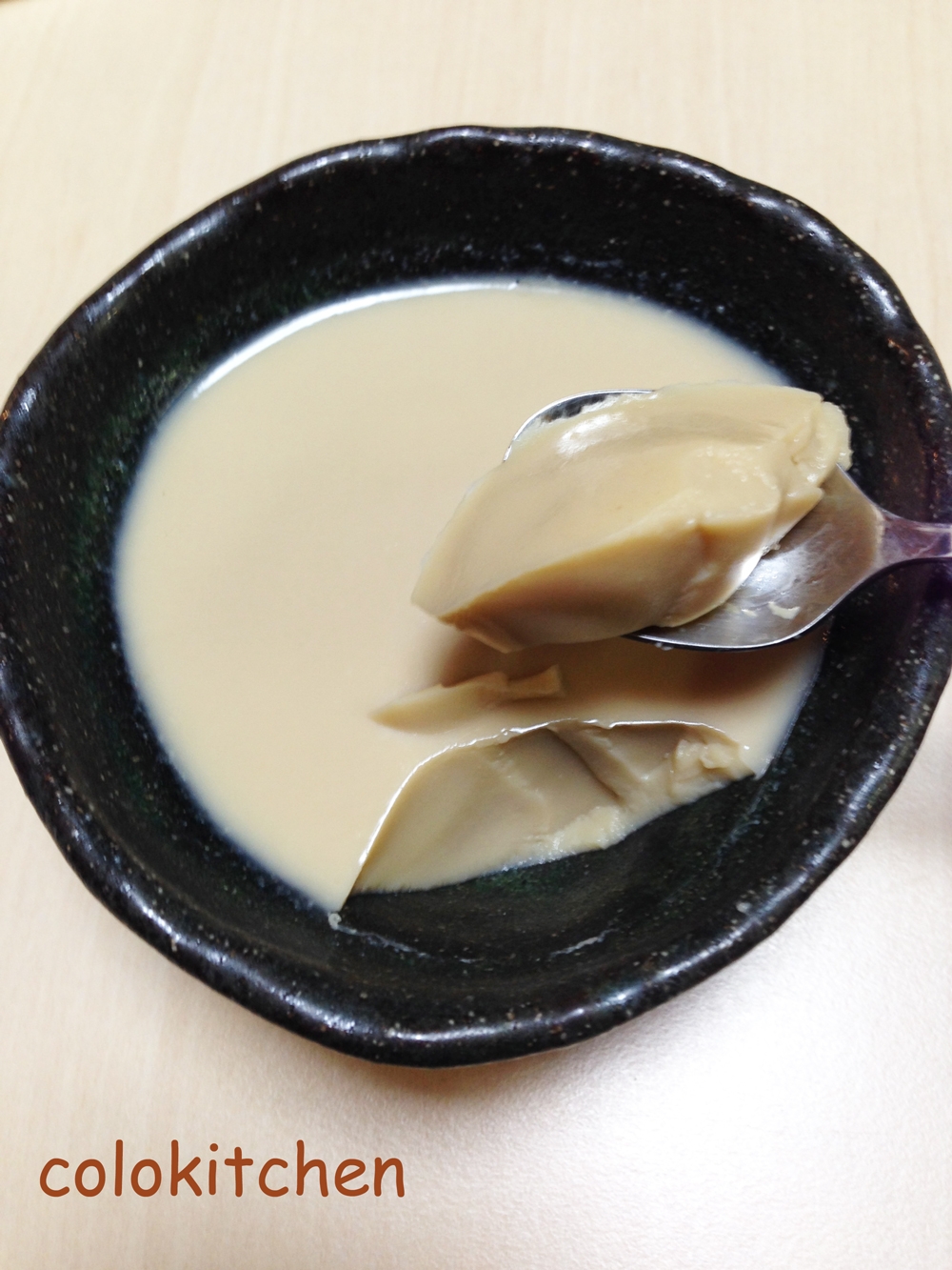 ほうじ茶ミルクゼリー