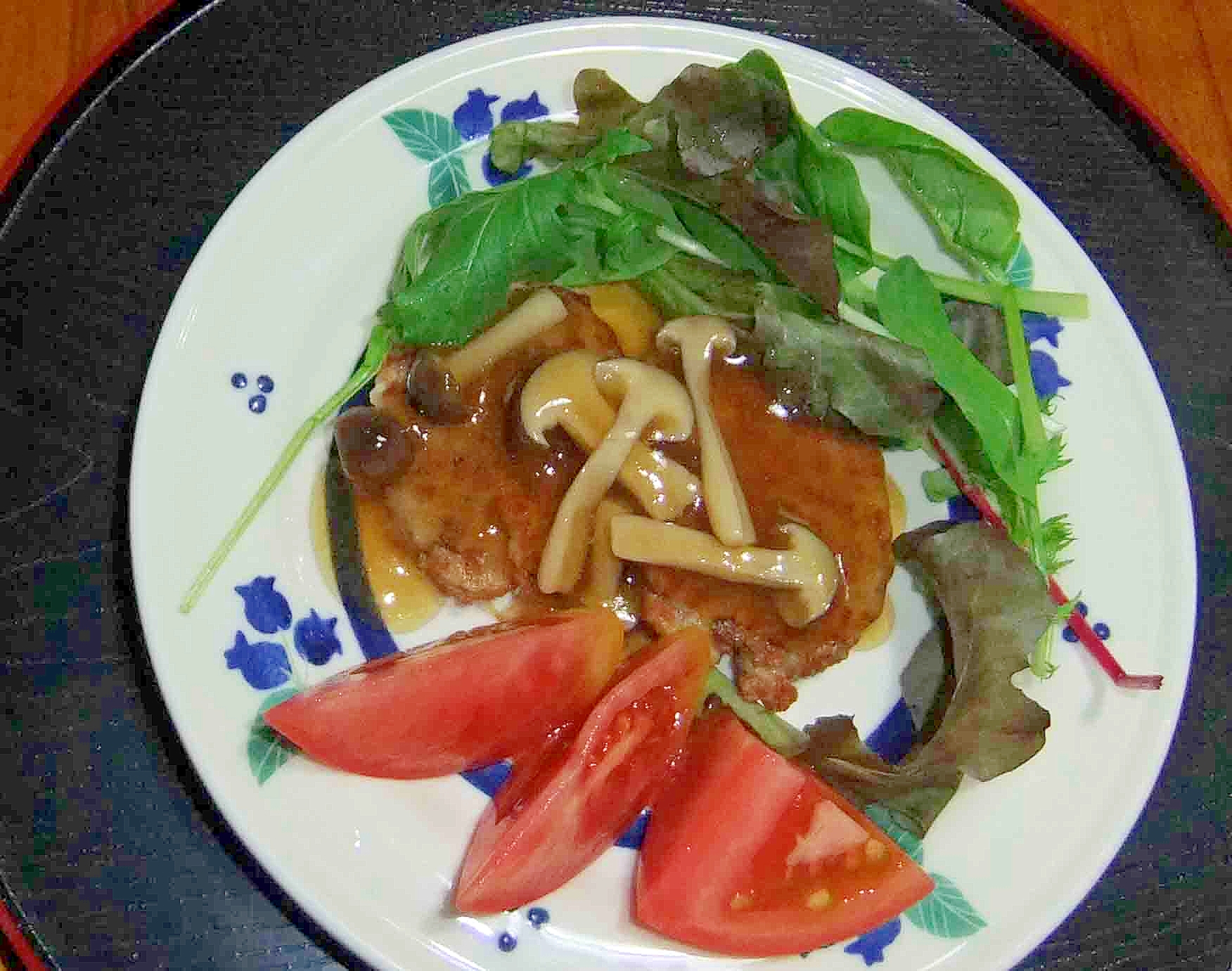 大豆ミートのハンバーグ