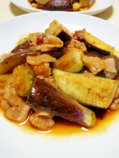 うまっ！豚バラとなすのトマト煮