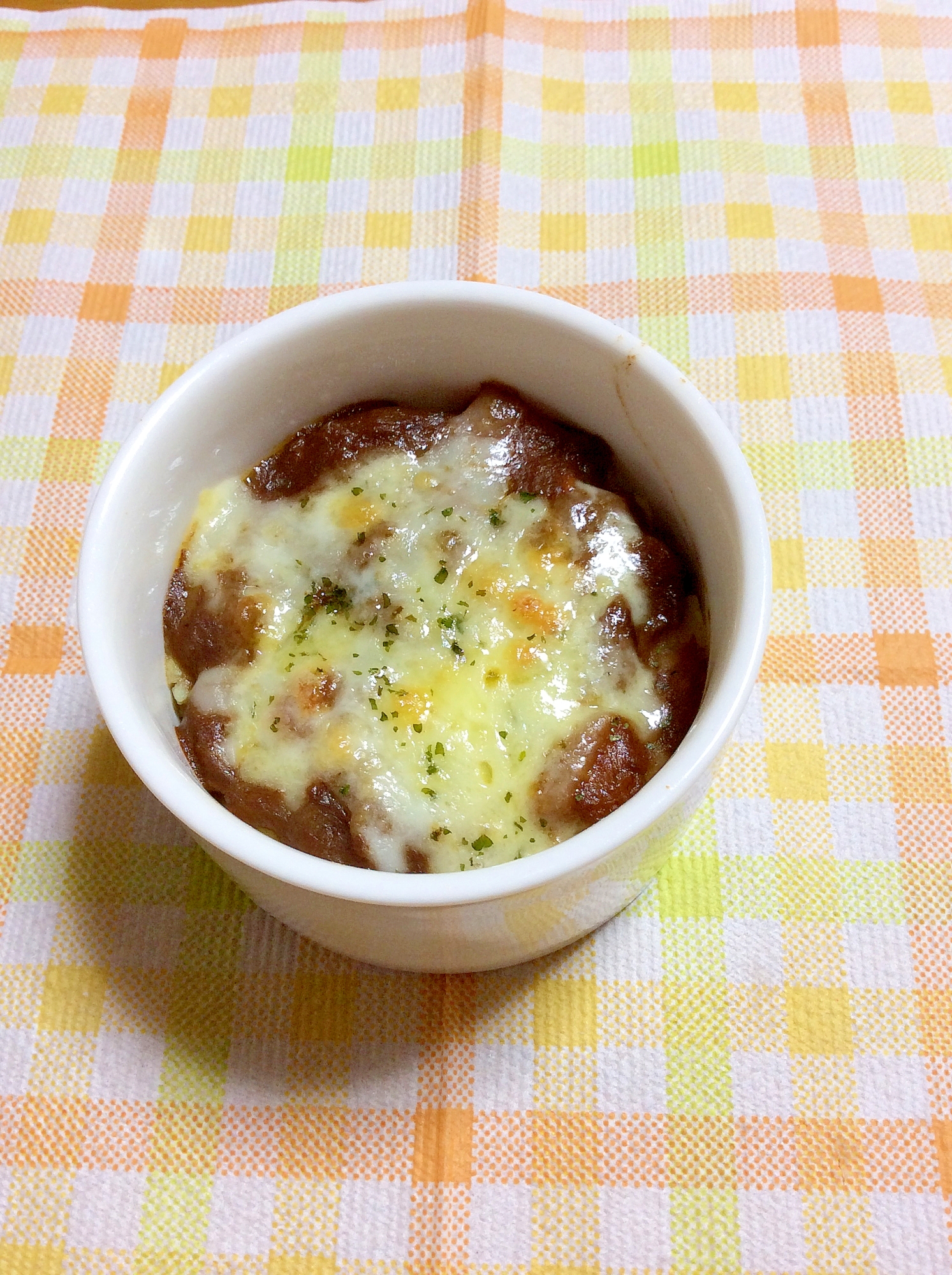 簡単リメイク！じゃがいものハヤシソースかけ焼き♪