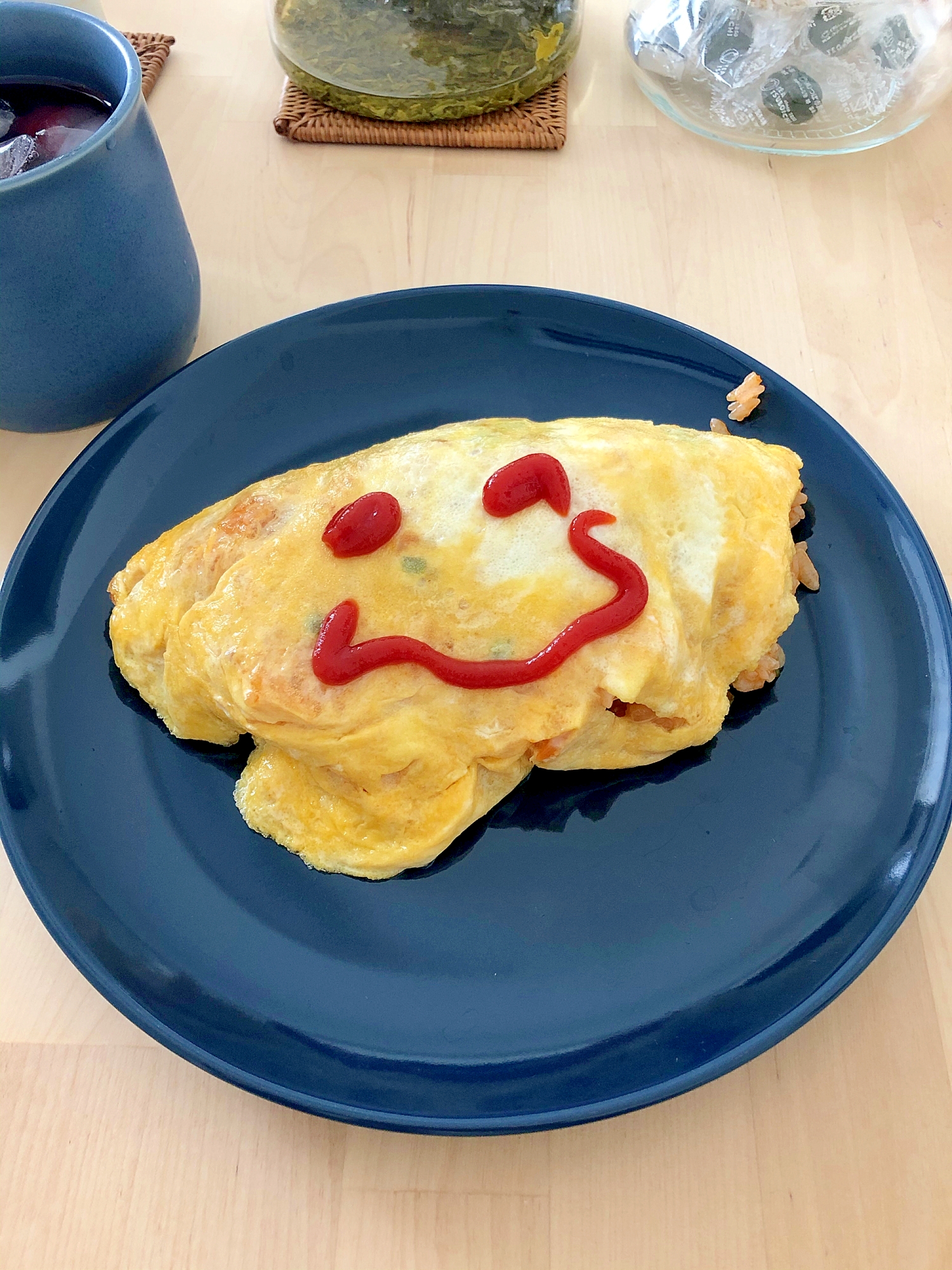 肉なし！シンプルなオムライス！