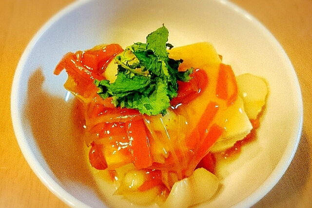 豆腐のゆり根あんかけ