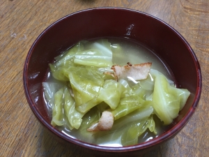 シンプルだけどうまい キャベツのコンソメスープ レシピ 作り方 By Takenoppu 楽天レシピ