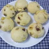 ホットケーキミックスで  ★カンタンお芋蒸しパン