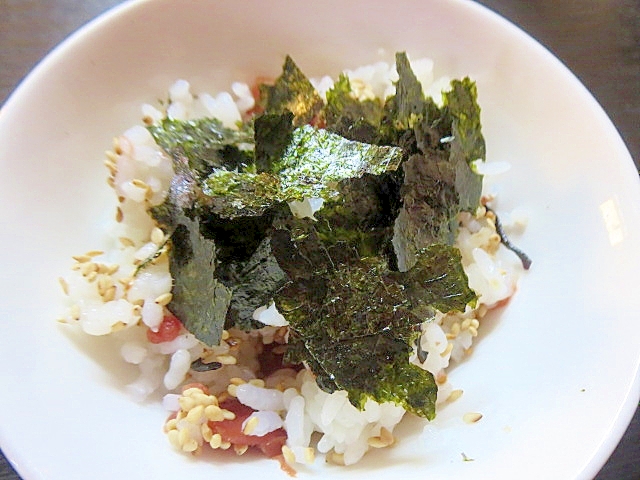 梅&胡麻混ぜご飯