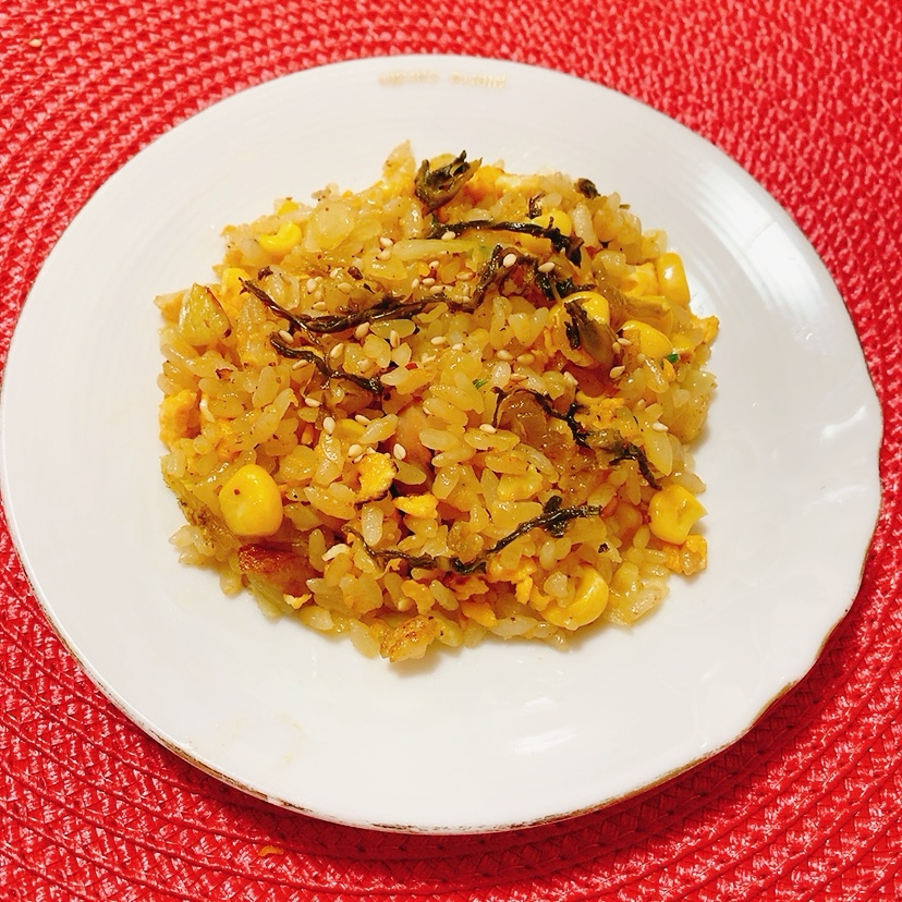 高菜コーンチャーハン✧˖°
