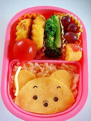 キャラ弁 くまのプーさんお弁当 レシピ 作り方 By みなママ