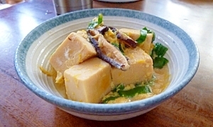 ちょっとどんぶりで高野豆腐の卵とじ レシピ 作り方 By おでんじ 楽天レシピ
