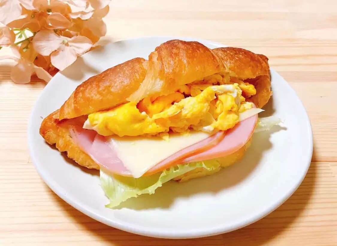 業スーのパラタで♪ワンパン折りたたみサンドイッチ