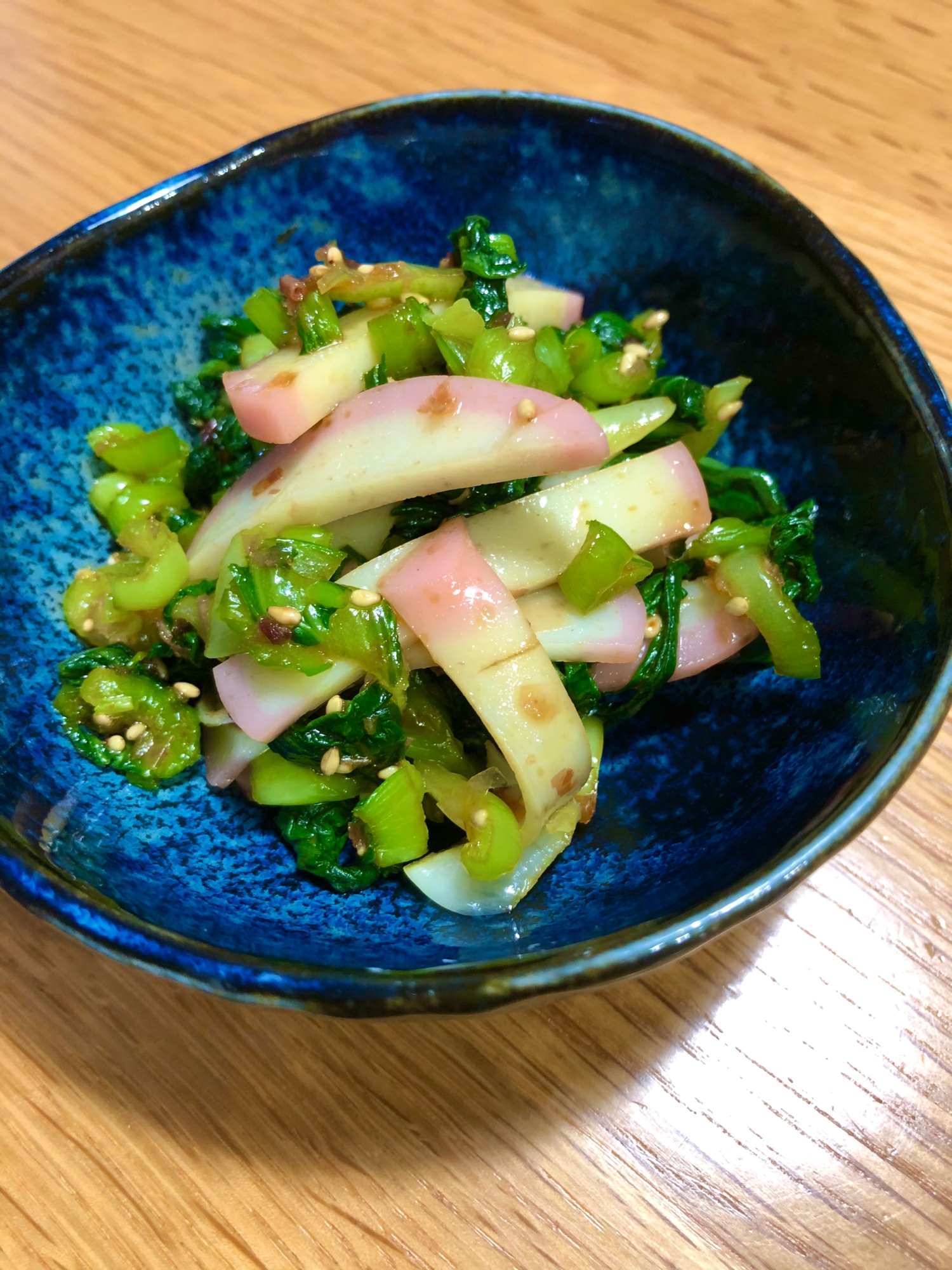 チンゲン菜とかまぼこのおひたし