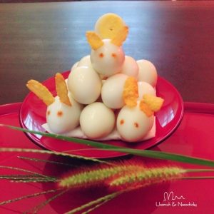 うずら卵でお月見団子風 レシピ 作り方 By うさむー ねこちき 楽天レシピ