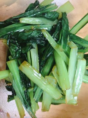 小松菜ソテー レシピ 作り方 By Kumamiku 楽天レシピ