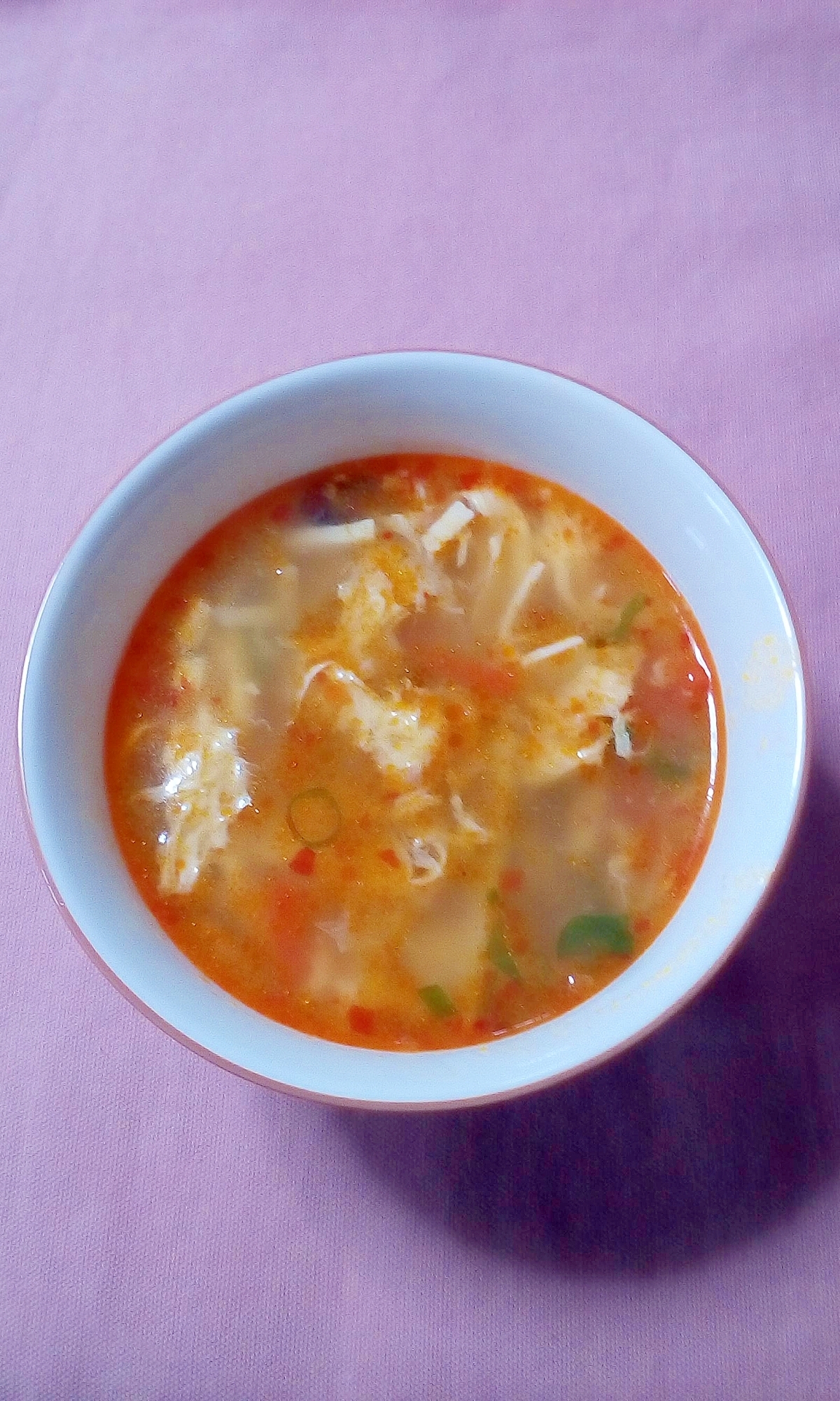作り置きに～たっぷり酸辣湯