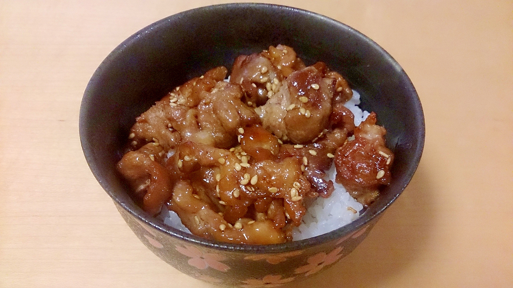 カリカリ豚の甘酢丼～夏バテ防止に酢をたっぷりね～