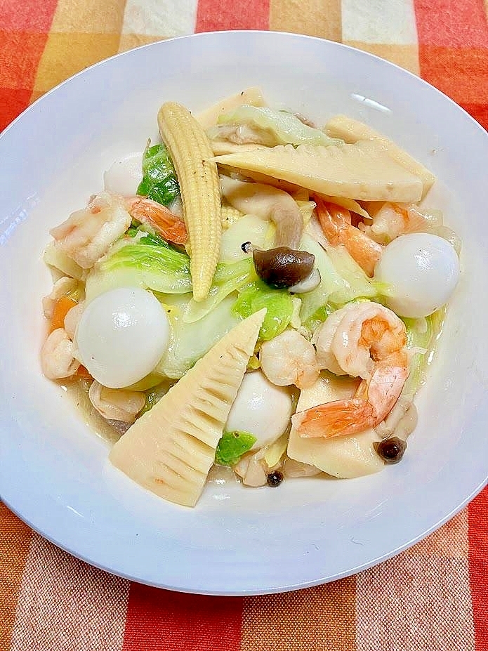 子どもがもりもり食べる八宝菜♡