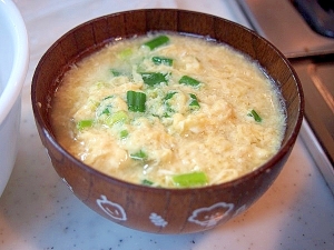 小ネギと卵のかき玉味噌汁 レシピ 作り方 By よっちごはん 楽天レシピ
